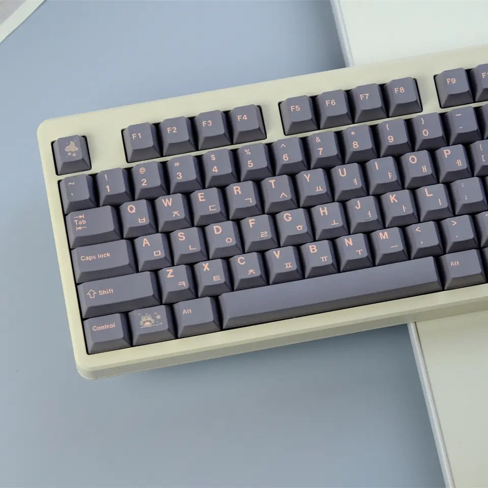 Keys | 129 Custom Keycaps | “Owl” Theme For Mechanical Keyboard MX Switch Type | Cherry Profile PBT