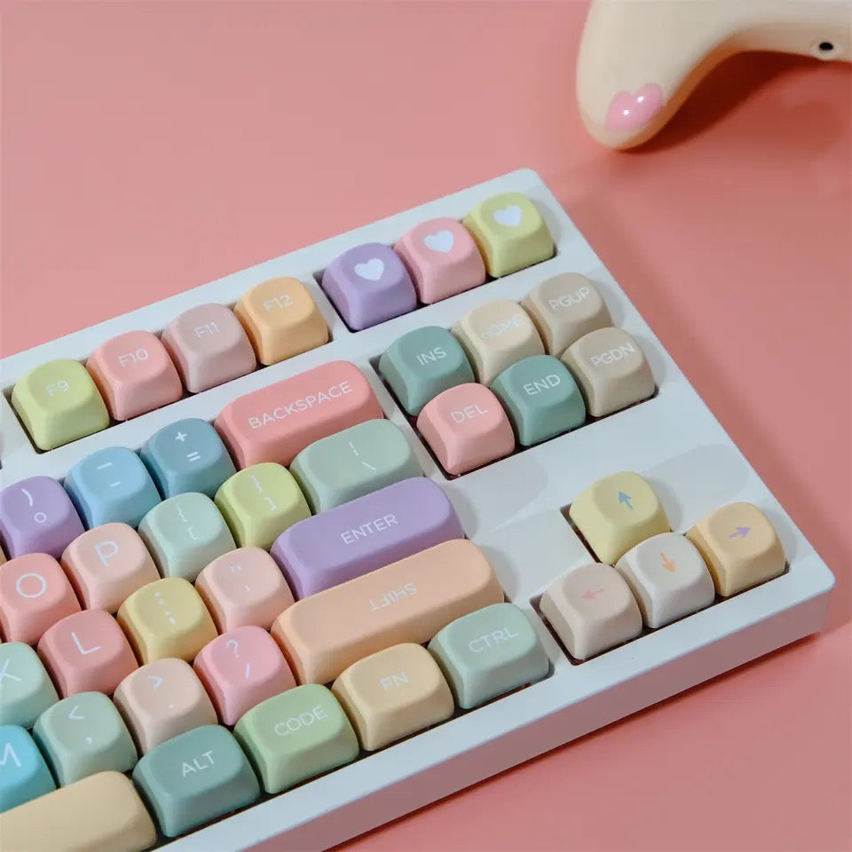 Keys | 129 Custom Keycaps | Candy Theme | MOA Profile | Dye-Sublimation