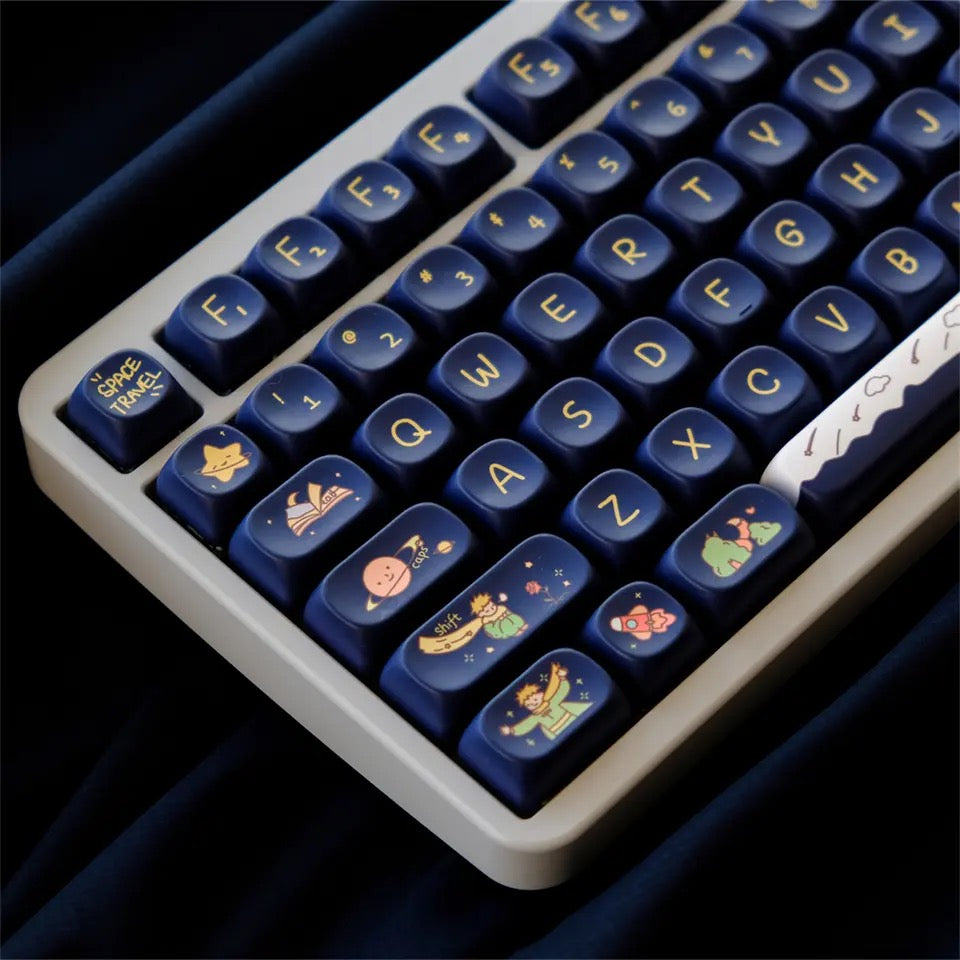 Keys | 129 Custom Keycaps | Little Prince Theme | MOA Profile | Dye-Sublimation