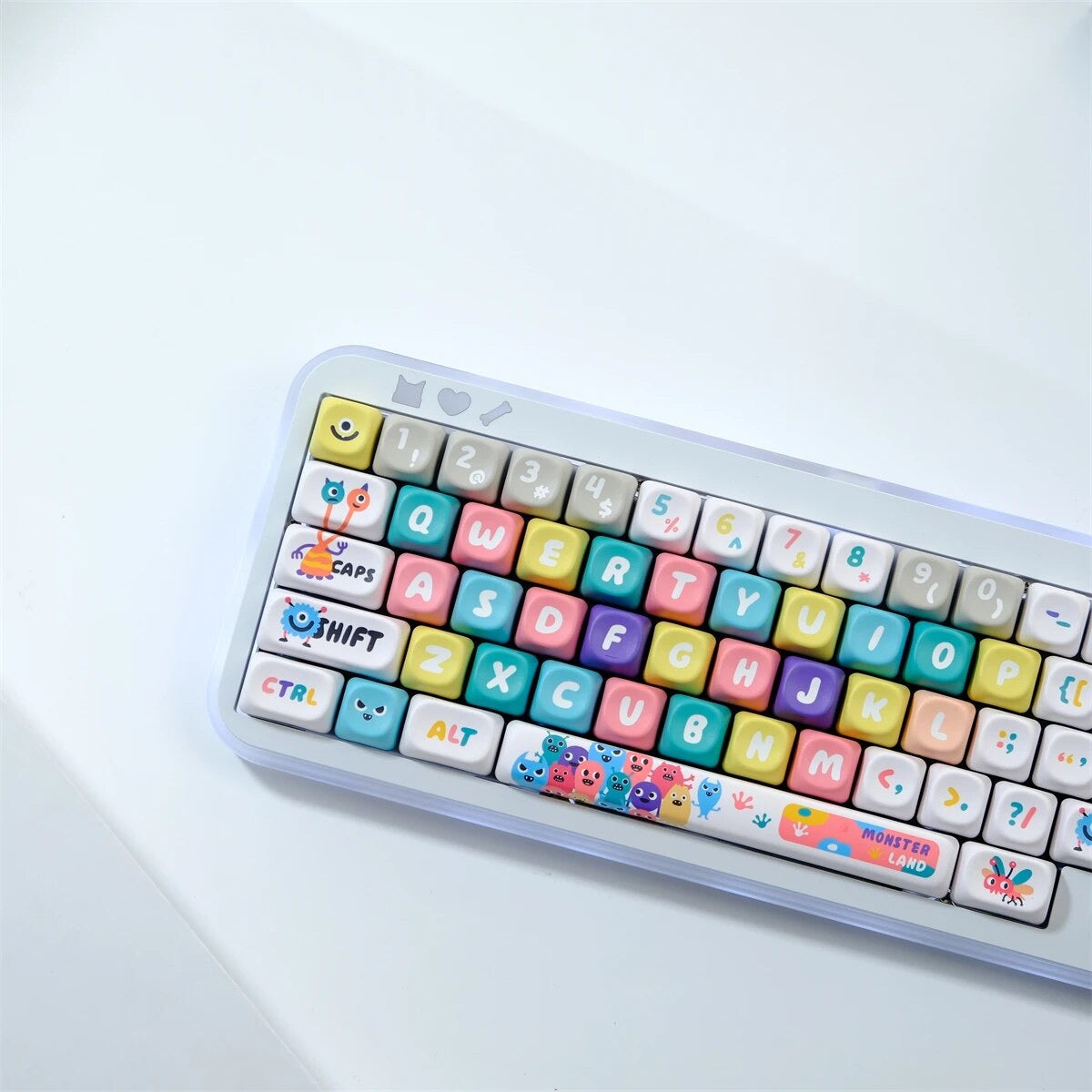 Keys | 129 Custom Keycaps | Monsters Theme | MOA Profile | Dye-Sublimation