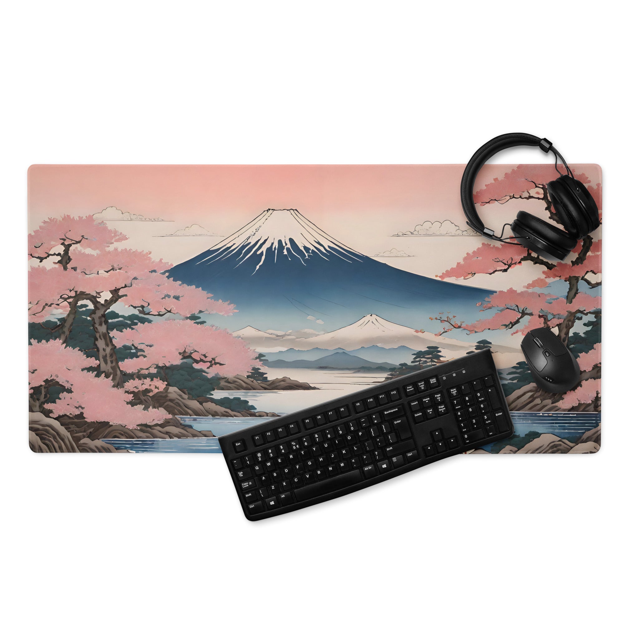 Deskmat | Custom Fuji Mount Theme FM-1 Desk Mat | Gaming Pad For PC Laptop | High Quality Mouse Pad