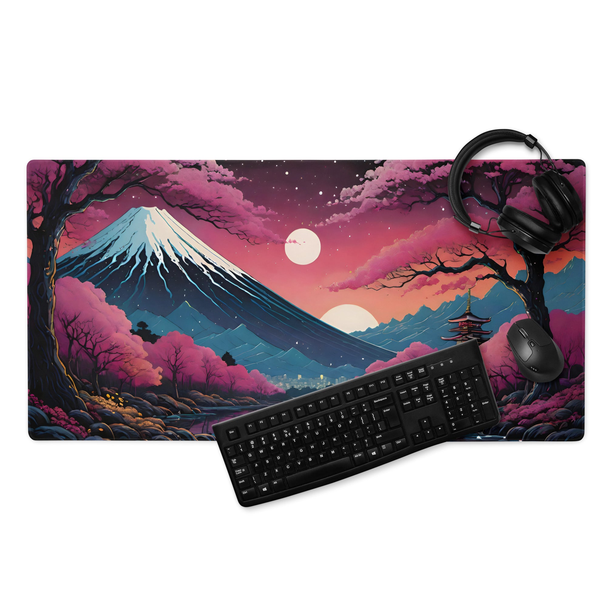 Deskmat | Custom Mount Fiji Theme SF-3 Desk Mat | Gaming Pad For PC Laptop | High Quality Mouse Pad