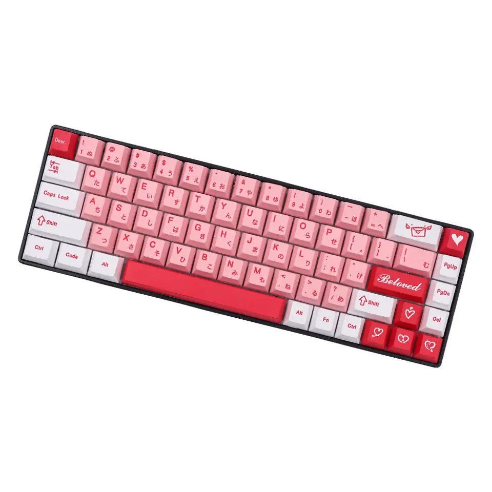 Keys | 139/145 Custom Keycaps | “Love” Theme | For Mechanical Keyboard MX Switch Type Cherry Profile