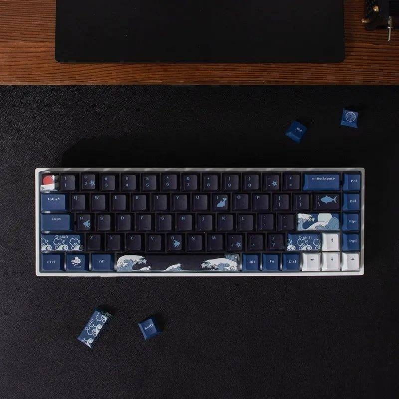 KEYS> 78 Keycap Set Nautical Theme | Cherry Profile | Dye-Sublimation