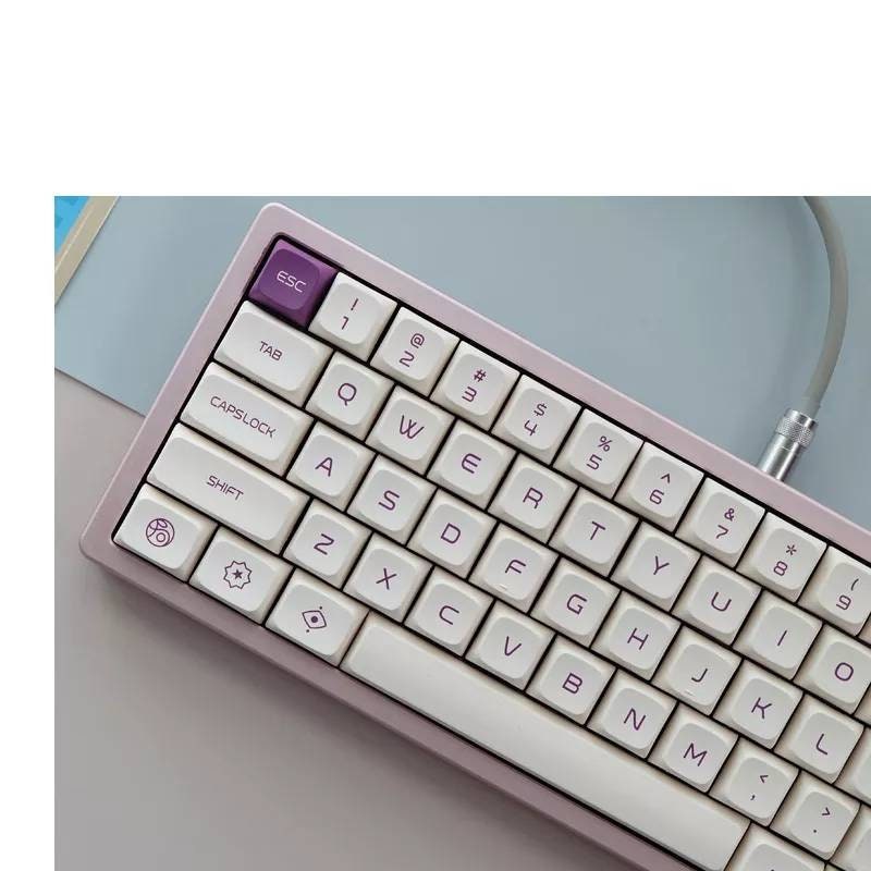 Keys | 137 Custom Keycaps Creamy Purple Theme For Gamers | Compatible with Mechanical Keyboard MX Switch Type | XDA Profile