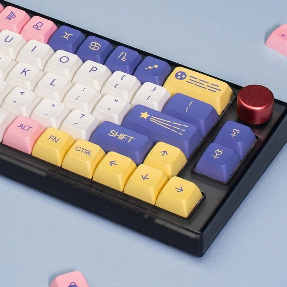 Keys | 136 Custom Keycaps ASTROLOGY Theme | For Mechanical Keyboard | XDA Profile ANSI Layout | Dye-Sublimation