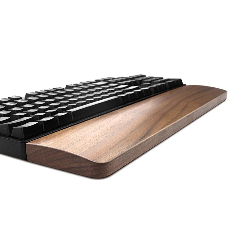 Wrist Rest | Hand Made Wooden Wrist Support for Keyboards Ergonomic Pad for Gamers Pain Relief