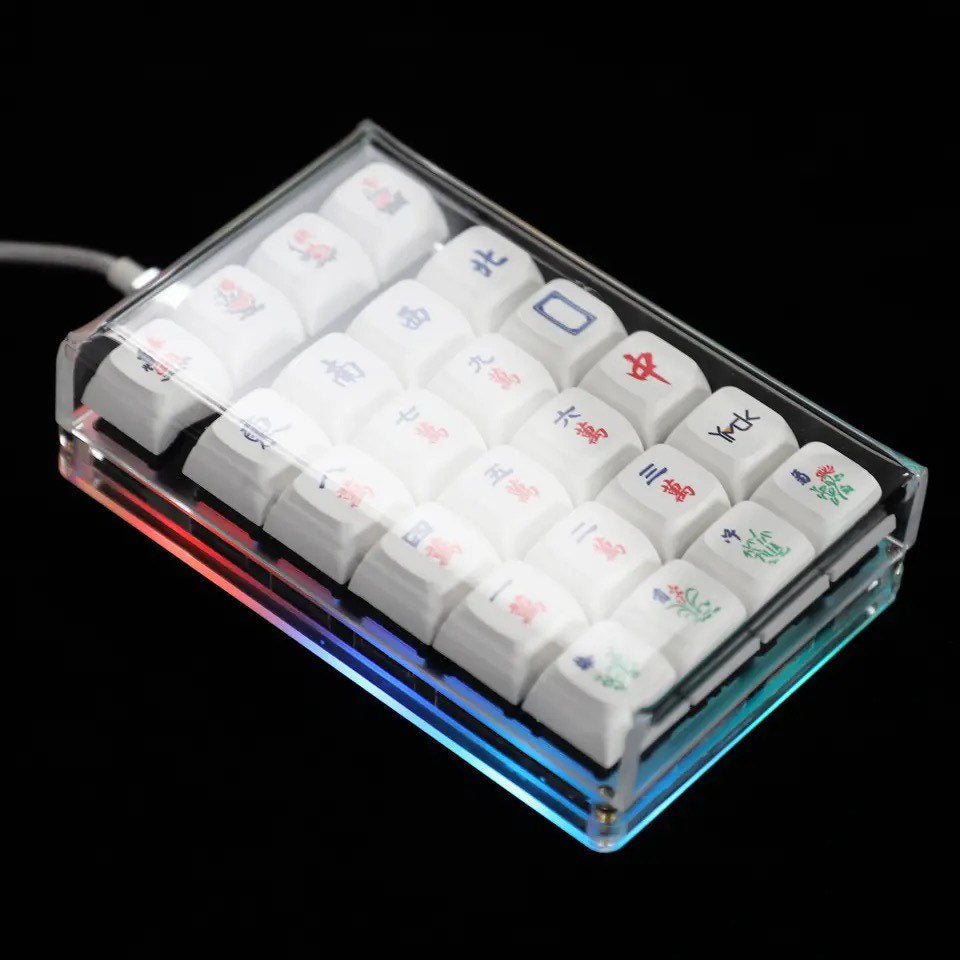 Acrylic Case | Dust Cover for Mechanical Keyboard Numpad 21 Keys for Gamer Writers