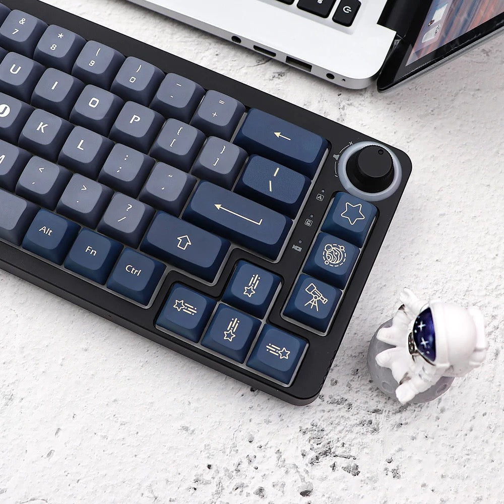 KEYS - 133 PCs "The Universe" Theme PBT Keycaps for Mechanical Keyboards Dye-Sub XDA Profile