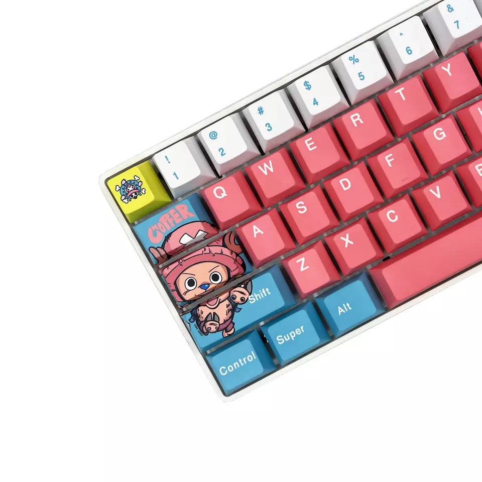 Keys | 142 Keycaps Set Chopper Theme | Cherry Profile | Dye-Sublimation