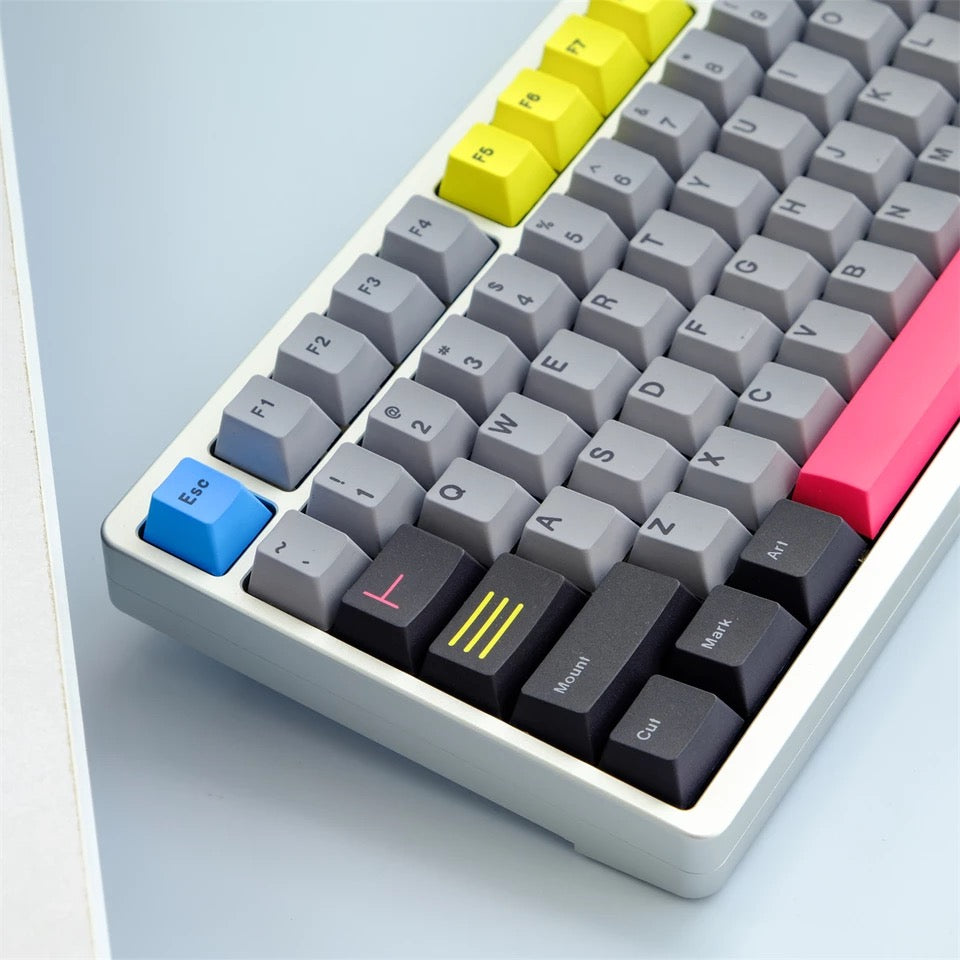 Keys l 129 Keycap Set Futuristic Theme | Cherry Profile | Dye-Sublimation